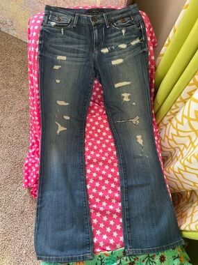 Joe’s Jeans with button flaps